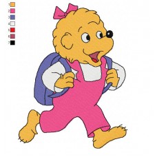 The Berenstain Bears 14 Embroidery Design